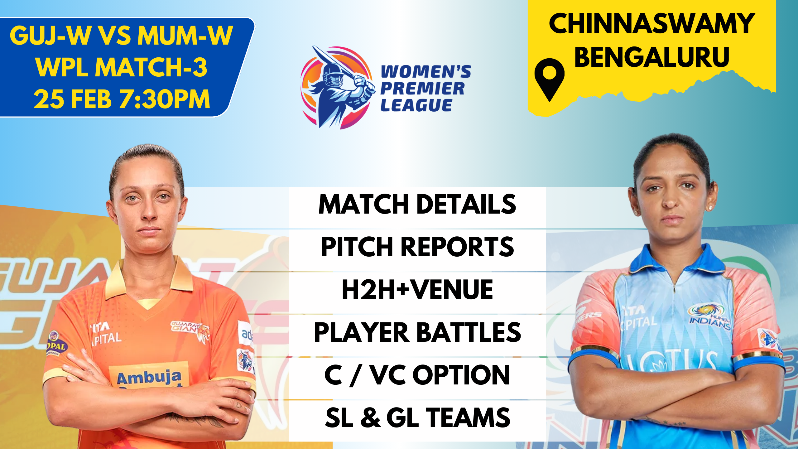 GUJ-W vs MUM-W Dream11 Prediction,