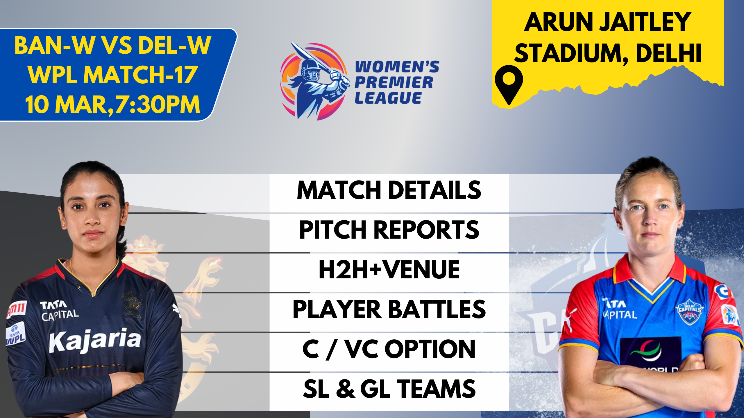 DEL-W vs BAN-W Dream11 Prediction,