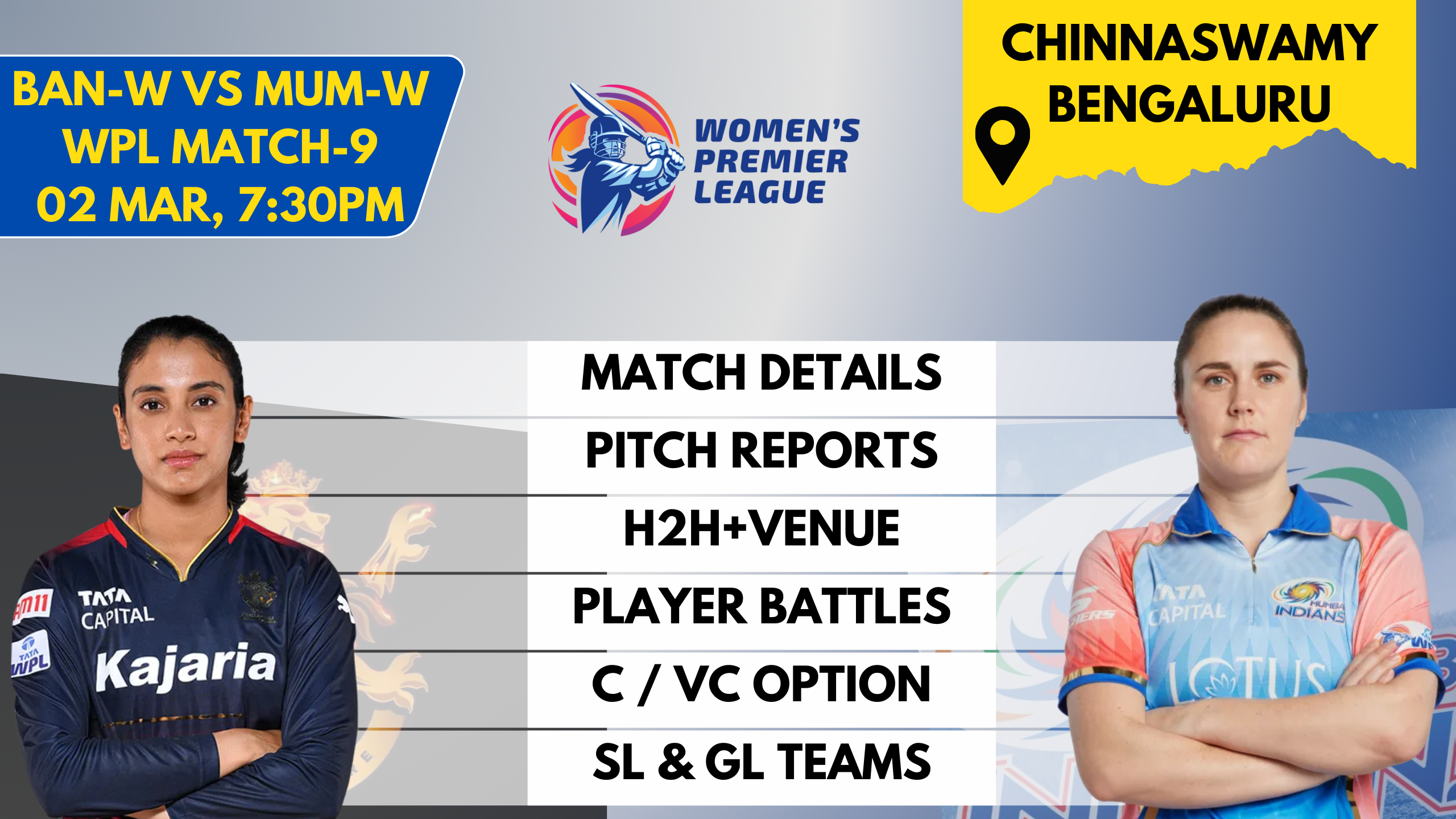 BAN-W vs MI-W Dream11 Prediction