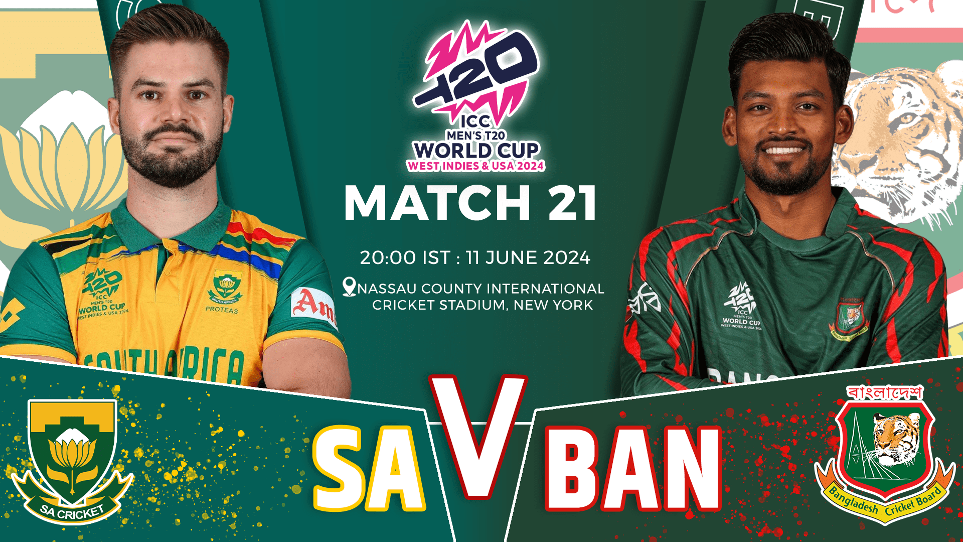 SA vs BAN Dream11 Prediction,