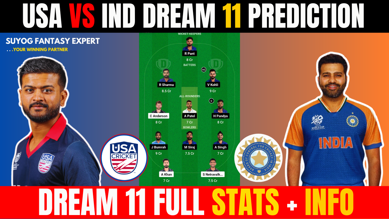 USA vs IND Dream11 Prediction,
